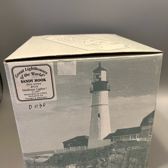 Sandy Hook Light Lighthouse New Jersey Beach House Decor Harbour Lights 418 1996 - Picture 11 of 12